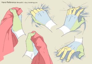 HANDS: 19世紀の手のイラスト集 手のイラスト資料集 -Hand Reference | Hato King